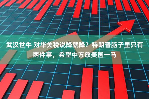武汉世牛 对华关税说降就降？特朗普脑子里只有两件事，希望中方放美国一马